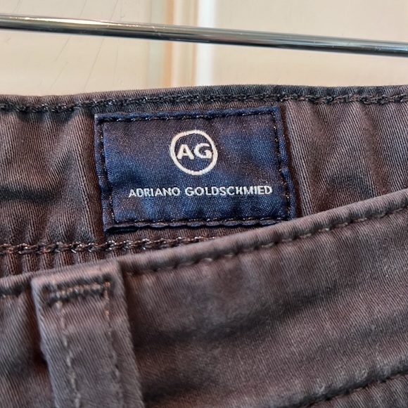 ADRIANO Goldschmied The Graduate tailored leg soft Jean pants dark gray 36x32 - Picture 5 of 17